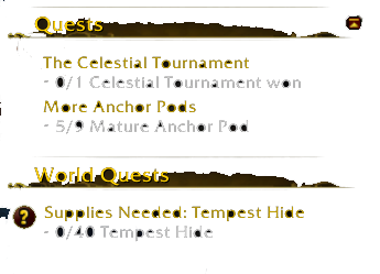 quest log